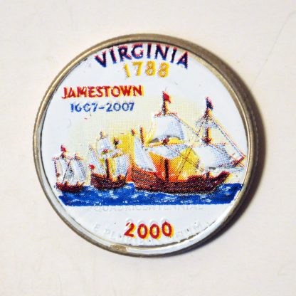 2000 Virginia Color State Quarter