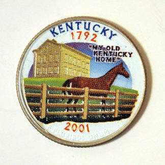 2001 Kentucky Color State Quarter