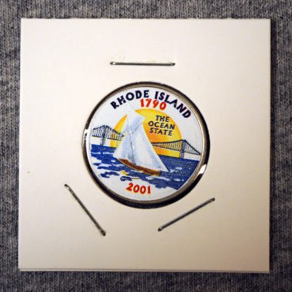 2001 Rhode Island Color State Quarter