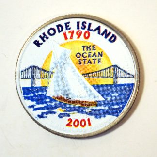 2001 Rhode Island Color State Quarter