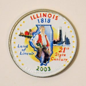 2003 Illinois Color State Quarter
