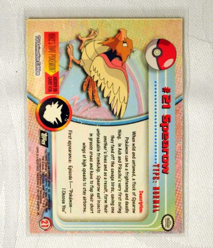 21 Spearow foil