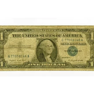 1 Silver Certificate 1957A