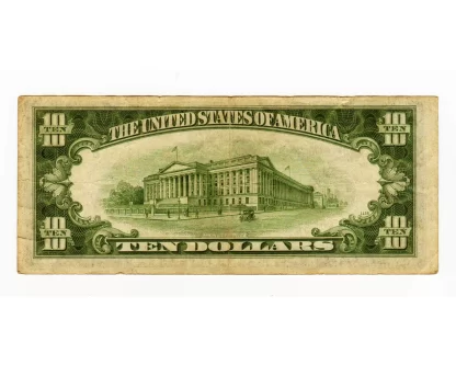 10 Dollar Green Note 1934A