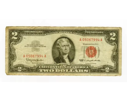 2 Dollar Red Note 1963