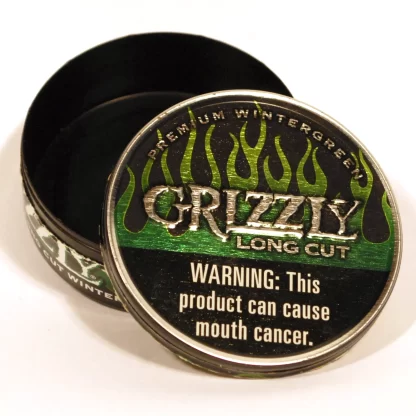 Grizzly can flames