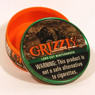 Grizzly can orange grizzly