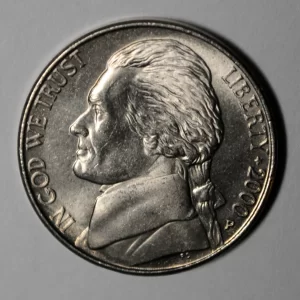 2000P Nickel obv