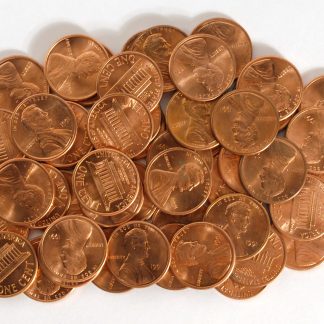 1991 Lincoln cents x50