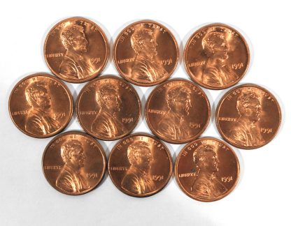 1991-Lincon-cent-x10-obv