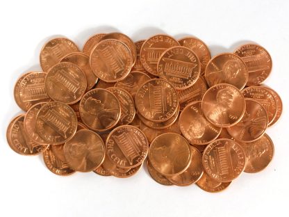 1992 Lincoln cents x50