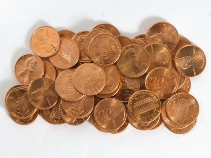 1993 Lincoln cents x50