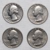 1976-P quarter obv x4
